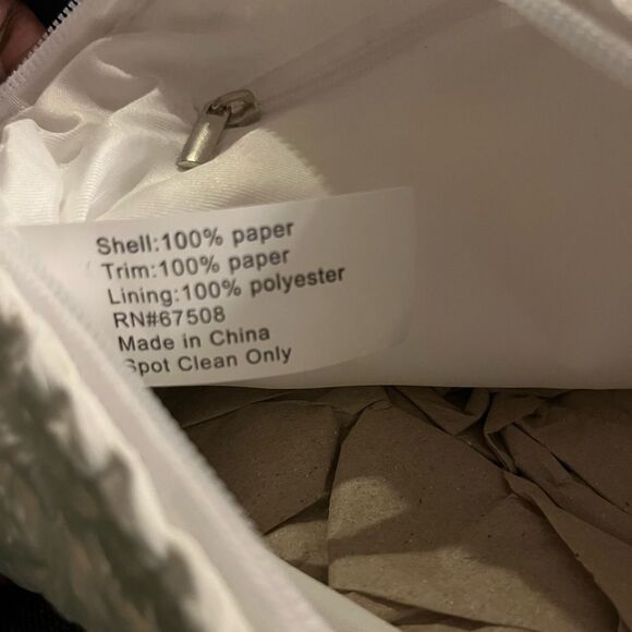 Collection18 Ivory paper Tucan Clutch - Picture 7 of 7